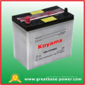 JIS Standard Dry Charged Car Battery N40-40ah 12V